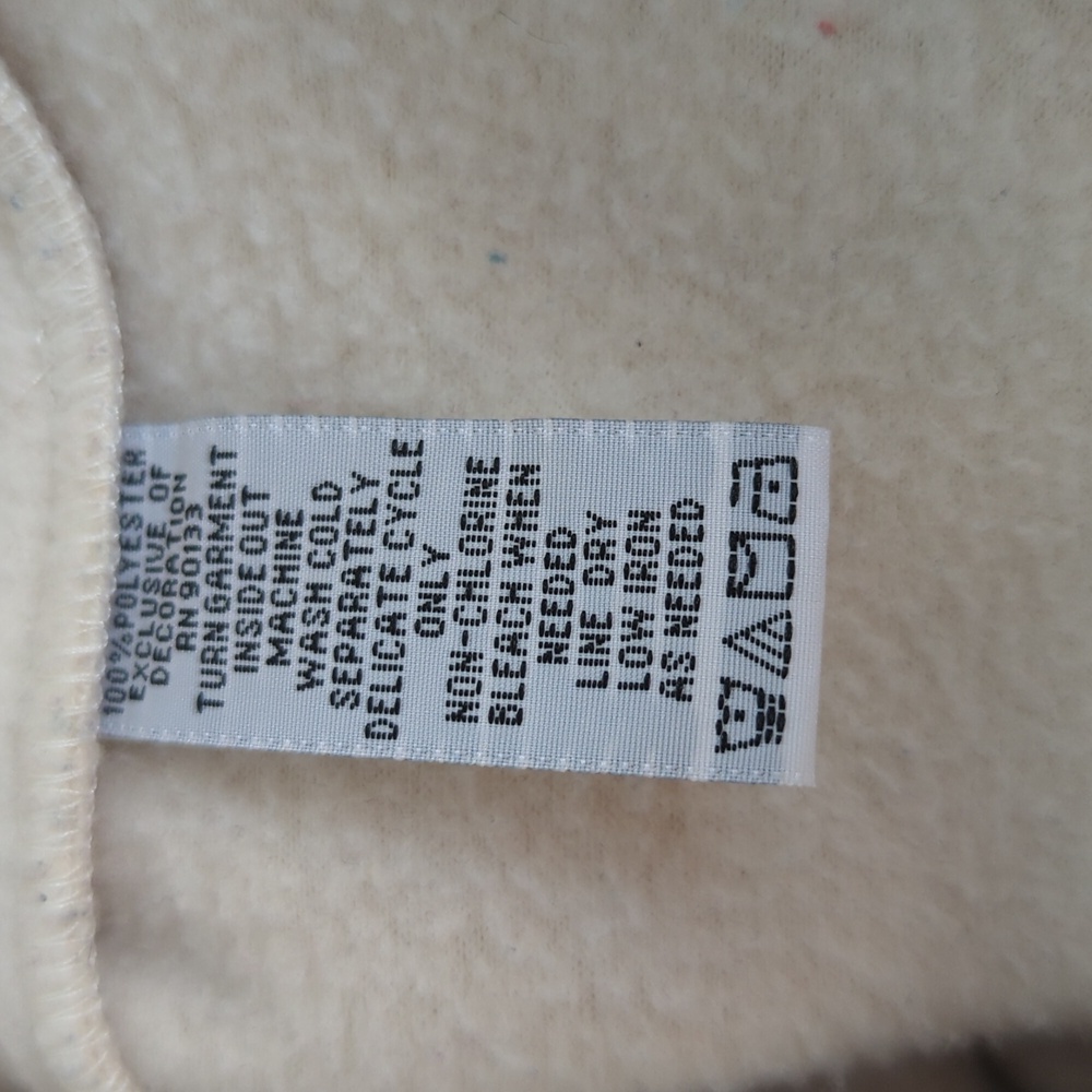 Bob Mackie Wearable Art fleece jacket 1X - Picture 7 of 7